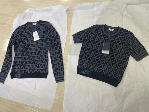 老花针织圆领衫 商品图7