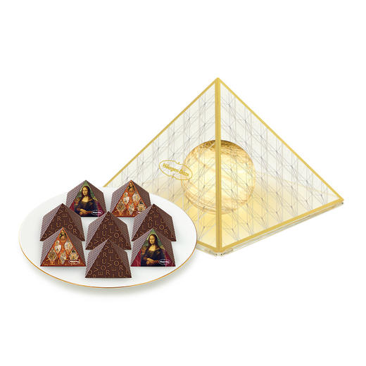 【哈根达斯】中秋月饼冰淇淋卢浮映月卢浮宫宫殿造型高档送礼提货券 商品图4