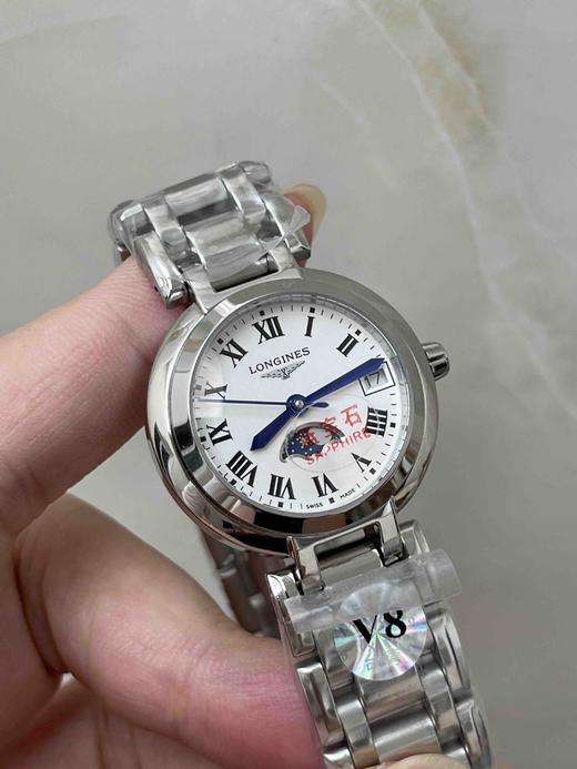 浪琴心月月相款，台湾V8出品，蓝宝石镜面，进口石英机芯，限时优惠价🉐️ 商品图6