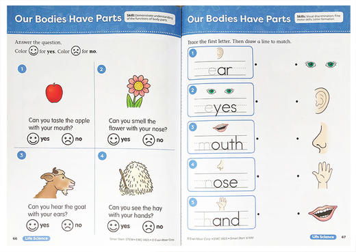 【Ｐｒｅ-K阶段】幼儿园小中大班Evan Moor美国加州教材课本Smart Start STEM pre-k Science科学英语练习册聪慧启蒙系列 商品图2
