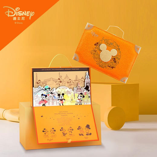 【迪士尼月饼礼盒】 中秋节月饼礼盒快乐奇旅流心奶黄月饼礼盒270g 商品图3