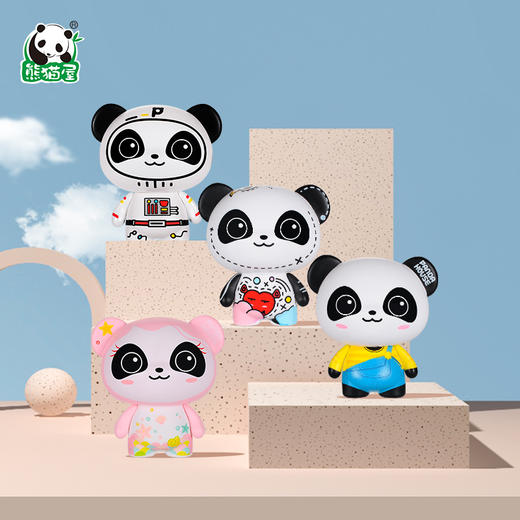 熊猫屋PANDAHOUSE 搪胶公仔 国潮/英雄系列小号 商品图2
