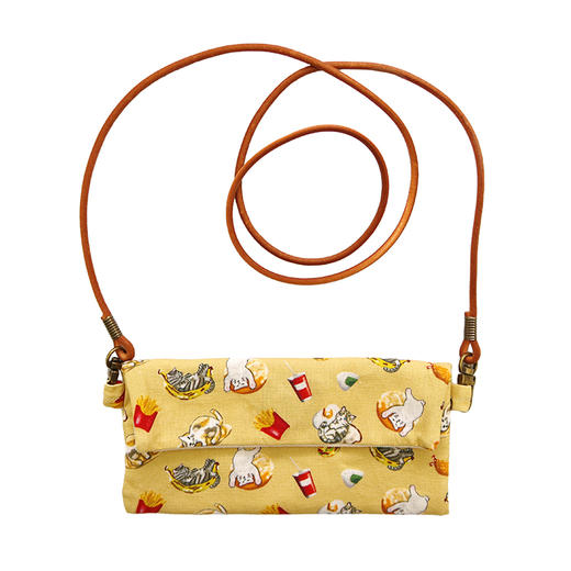 HUJI祤集Comfy斜挎包插画薯条猫咪 商品图1