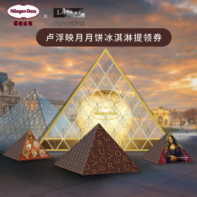 【哈根达斯】中秋月饼冰淇淋卢浮映月卢浮宫宫殿造型高档送礼提货券