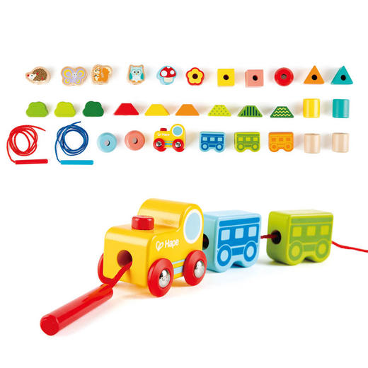 Hape丛林火车串珠套E8476 商品图3