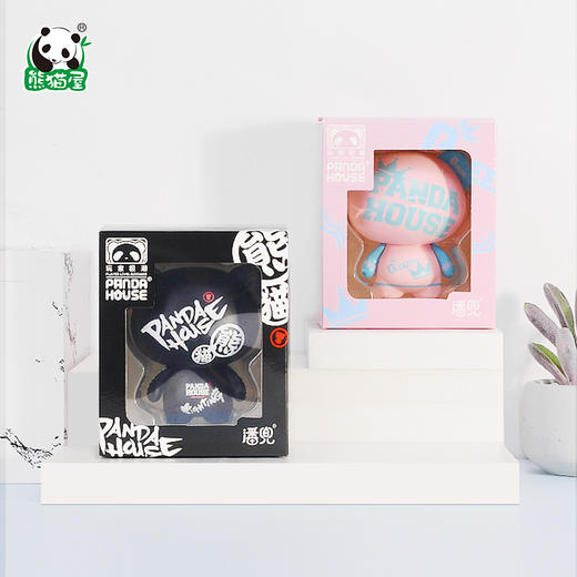 熊猫屋PANDAHOUSE 搪胶公仔 国潮/英雄系列小号 商品图3