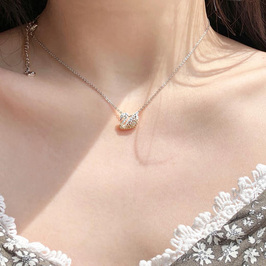 Swarovski施华洛世奇正品项链女渐变天鹅非纯银锁骨链官网5215034 商品图3