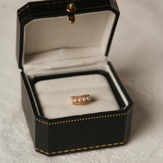 Manreya玛芮雅“珠光女神”贝珠耳夹无耳洞简约气质百搭通勤耳饰 商品图4