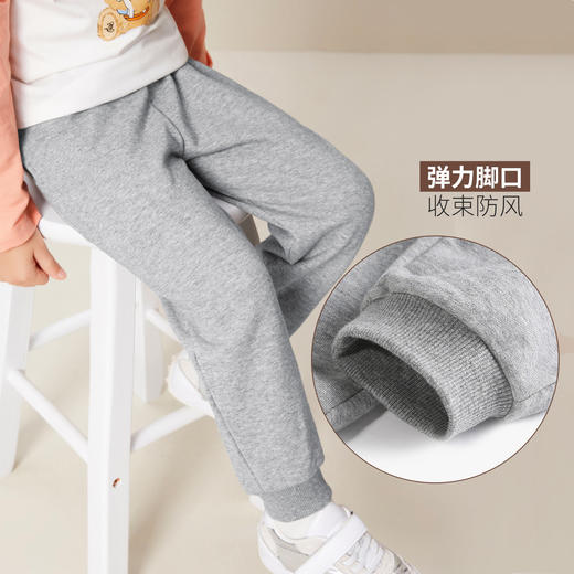 【90-150】男女童春秋休闲百搭卫裤裤子精典泰迪 商品图1