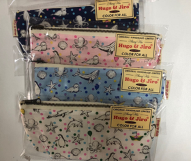 HUJI祤集笔袋插画海洋动物