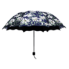 【雨伞】百合花黑胶防紫外遮阳晴雨二用折叠雨伞 商品缩略图1