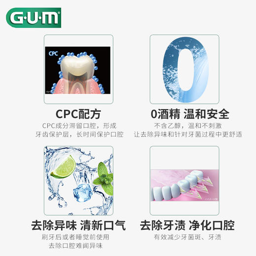【品牌直发】包邮！GUM日本进口牙周护理漱口水450ml/900ml 商品图6