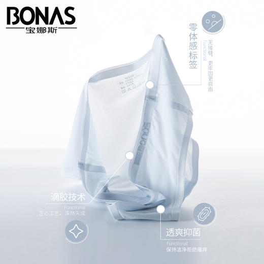 【透气无痕冰丝内裤】透气排湿 不闷热不难受 薄款无痕不尴尬 柔软舒适 棉质底裆 商品图5