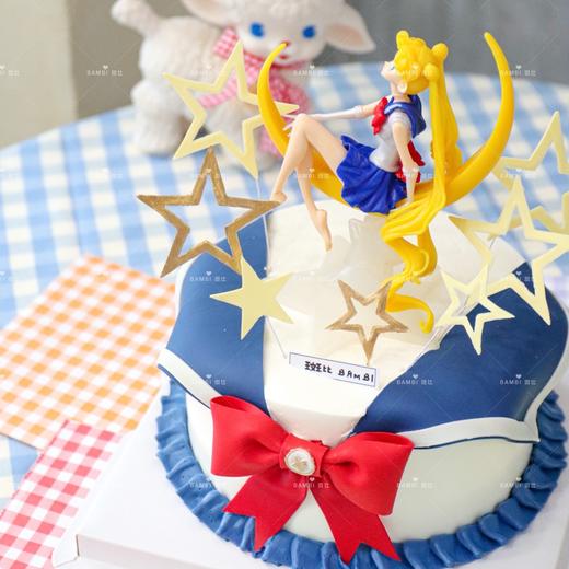 水兵月美少女翻糖奶油蛋糕 商品图2