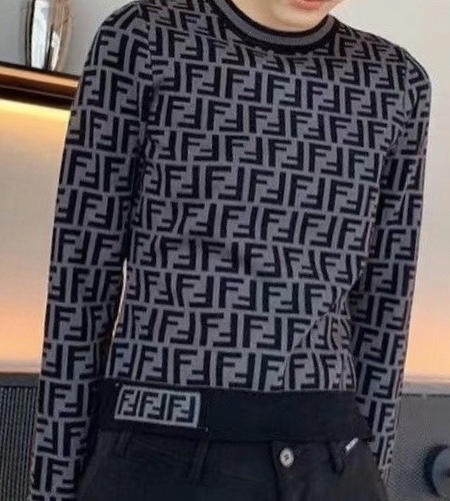 老花针织圆领衫 商品图6