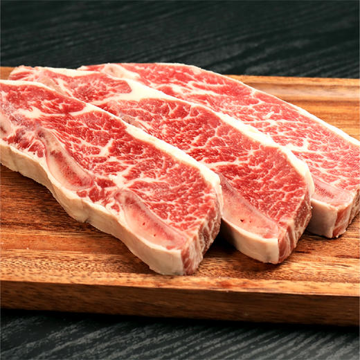 澳洲 Ji佳级谷饲安格斯 牛仔骨 雪花牛扒 肉质细密鲜嫩 适合煎食.烧烤 1kg装 商品图3