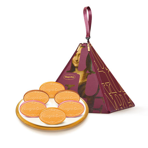 【哈根达斯】中秋月饼冰淇淋圆满臻萃威化三明治多口味礼盒包装月饼券 商品图4