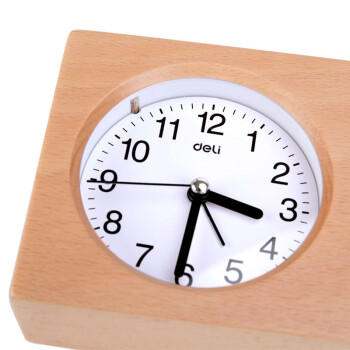 得力闹钟8816木纹（4寸） 商品图2