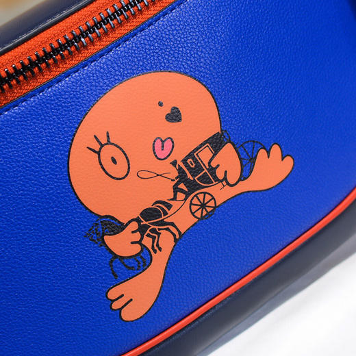 夏日特惠💰550 COACH/蔻驰男士新款开心马车图案混合蓝色RIVINGTON腰包4592 商品图4