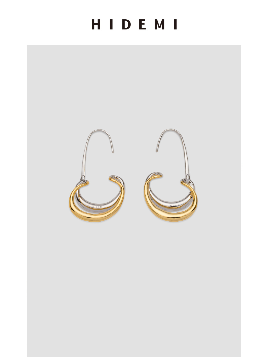 HIDEMI花苞线条感耳环