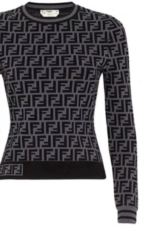 老花针织圆领衫 商品图5