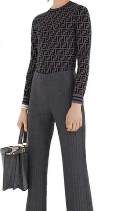 老花针织圆领衫 商品图4