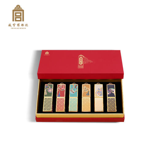 故宫博物院鹤禧觉色荷包6支装礼盒1099元 商品图1