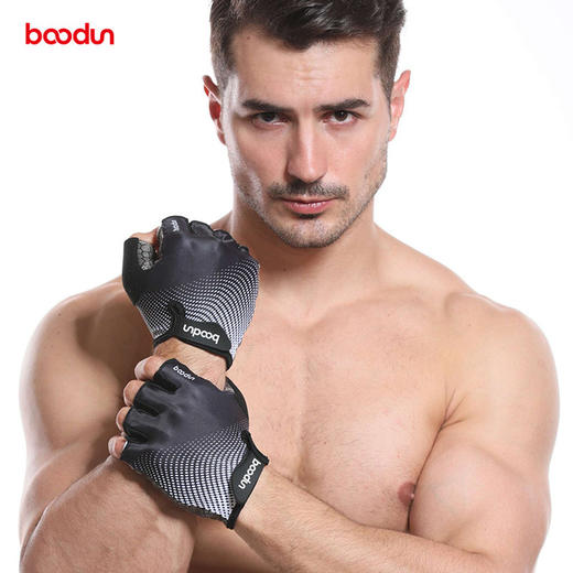 【运动装备】Boodun1096硅胶健身手套器械防滑耐磨透气健身运动手套 商品图1