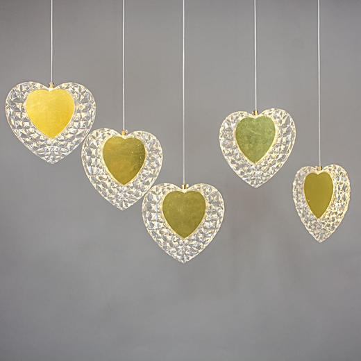 5头心型吊饰【运费自理】 商品图0