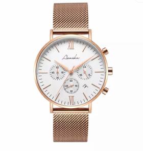 1F【奥尼卡】(AONIKA)手表男士超薄石英表情侣表潮流时尚简约防水男腕表AG5.41.4.7.1.00