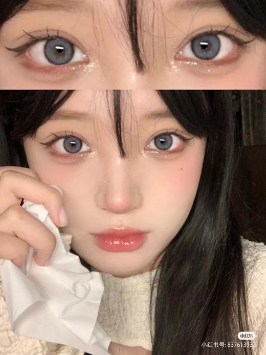 【小红书推荐款】yukicon  边岸鲸海，年抛/直径14.5/着色13.8，158/一副，208/两副，238/三副，288/五副，最高度数有1000，日抛换购活动请咨询客服，5月25号结束 商品图5