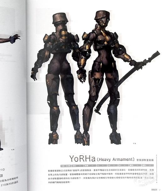 【中商原版】画册 尼尔：自动人形美术记录集 ≪废墟都市调查报告书≫ SQUARE ENIX 台版画册 尖端出版社 商品图4