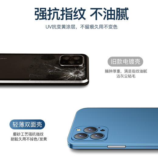 【手机壳】适用苹果12mini壳膜一体360度全包壳膜12Pro Max手机壳钢化膜iP11 商品图2