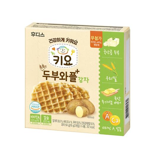 韩国日东福德食华夫饼干宝宝零食辅食土豆味/香蕉味进口食品 商品图5