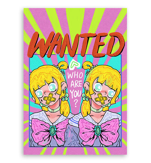 大狗麻衣『正能量青春少女团』插画｜POSTER03 商品图0