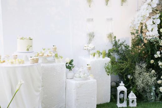 白绿色户外婚礼甜品台 商品图8
