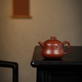 龙德堂陶艺 徐飞制 《松鼠葡萄》原矿底槽清 270cc 库存请咨询客服