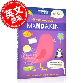 现货 孤独星球 100个中文词 英文原版 First Words Mandarin 中文学习启蒙绘本 发音指南