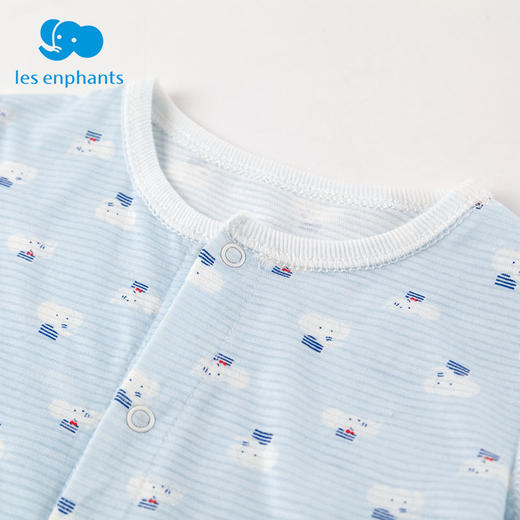 丽婴房-内衣类（夏）D0连装裤\游戏裤天蓝 商品图2