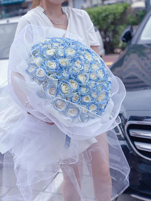 碎冰蓝花束三选一 商品图2