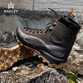 意大利Naglev耐路夫凯夫拉防水战术高帮徒步靴男士户外休闲鞋