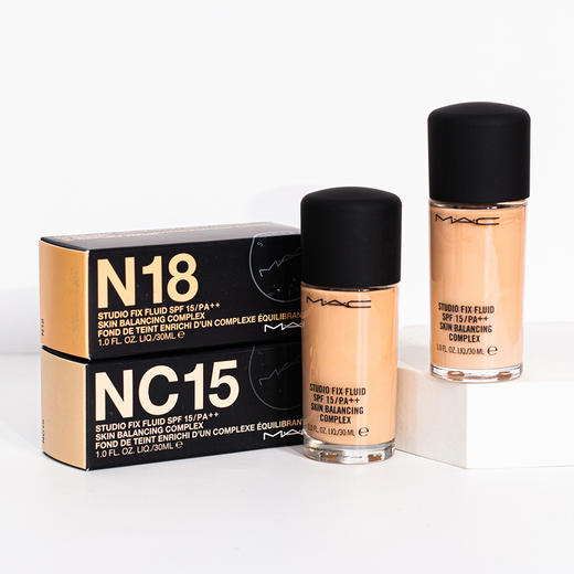 MAC/魅可定制无瑕粉底液保湿持久持妆控油遮瑕混油皮N12 N18 NC15 NC12【CDF】 商品图5