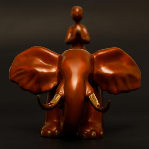 【6F】高档青铜风水大象摆件办公室装饰摆件家居饰品乔迁新居开业礼品 商品图2