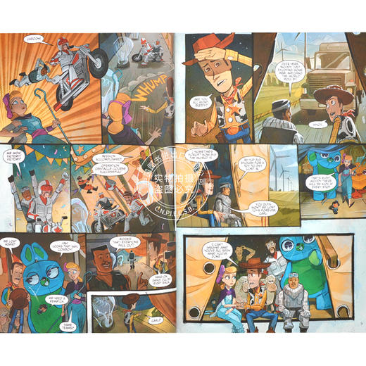 现货 玩具总动员4 漫画小说 英文原版 Disney·PIXAR Toy Story 4 Graphic Novel 迪士尼皮克斯出品 同名电影周边儿童书 商品图1