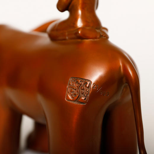 【6F】高档青铜风水大象摆件办公室装饰摆件家居饰品乔迁新居开业礼品 商品图3