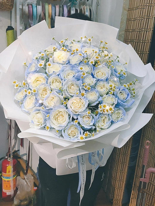 碎冰蓝花束三选一 商品图1