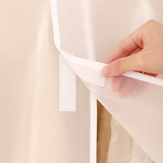 FaSoLa落地式立体衣服防尘罩挂式透明加宽防尘袋家用可水洗收纳袋 商品图8