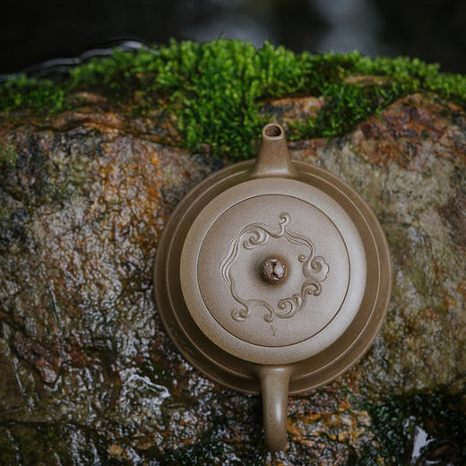 宜兴龙德堂陶艺 汤宣武《智云慧海》原矿青段 300 cc 商品图3