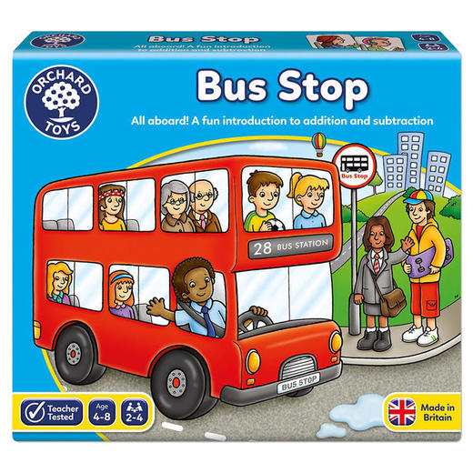 Orchard Toys公交车站台儿童数学加减启蒙桌游观察专注力训练玩具 商品图4