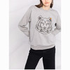 KENZO 高田贤三 虎头印花+小老虎 女士卫衣 灰色 FB62 SW831 4MO 94 商品缩略图1